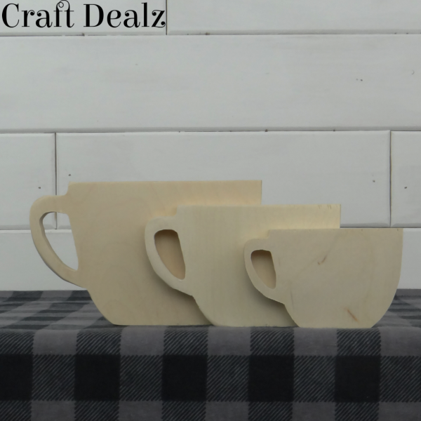 Freestanding Tea Cup Cutout