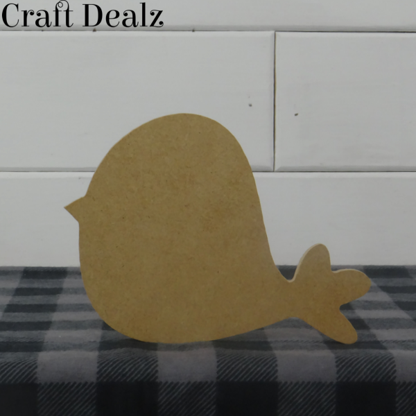 Wooden Whimsical Bird Cutout - Image 2