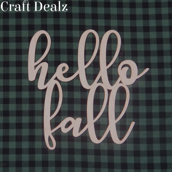 10x10 Laser Hello Fall