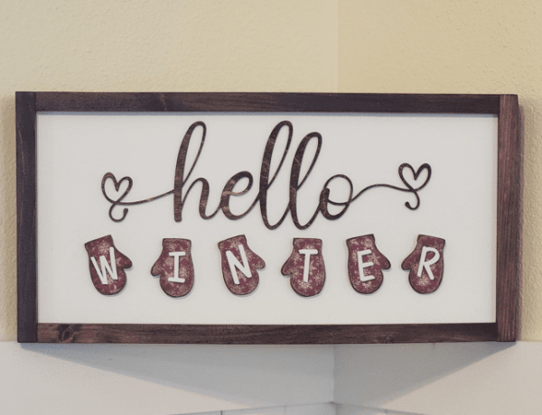 Seasonal Hello Sign Kit