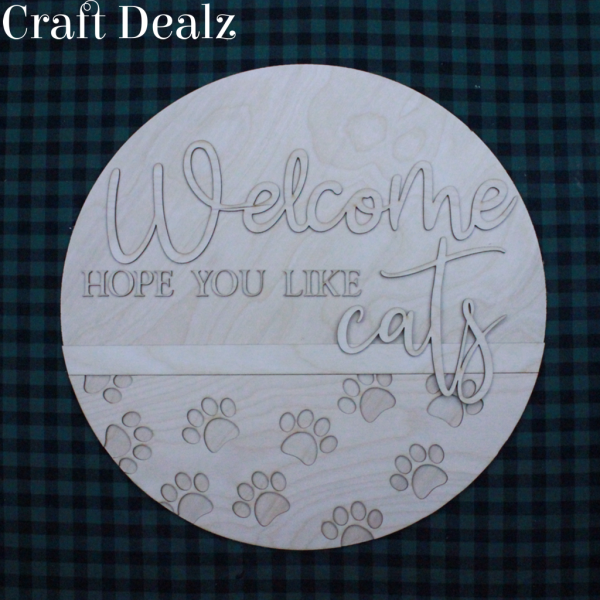 Welcome w Cats Overlay - Image 2