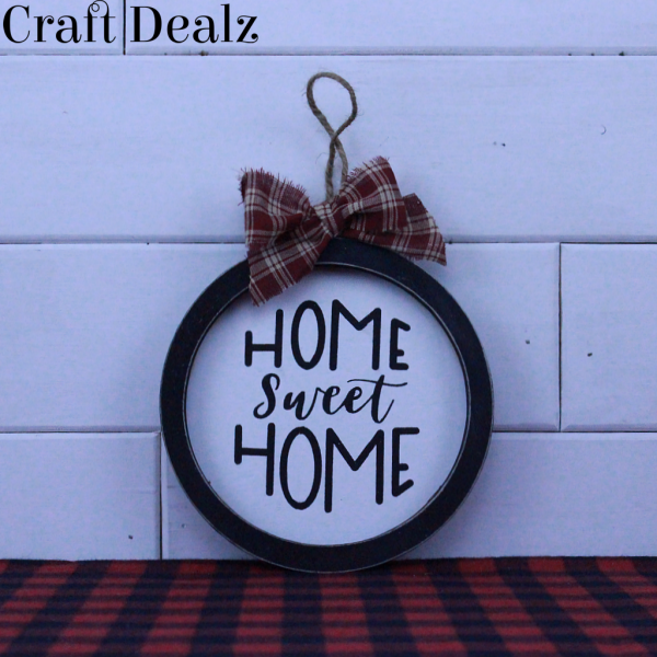 Home Sweet Home Round Stencil - Image 2