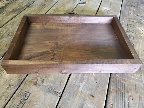 Wood Serving Tray w Nails - Image 2