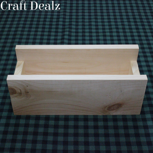 Wood Paper Plate Box