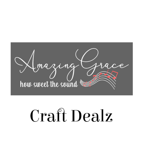 Amazing Grace Stencil - Image 2