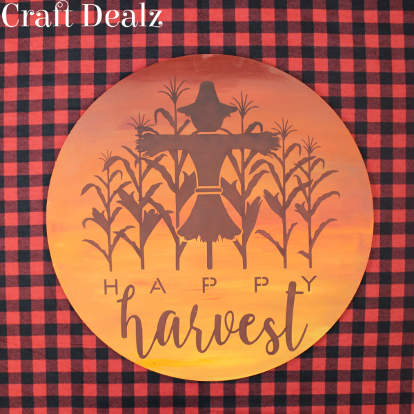 Happy Harvest Stencil - Image 2