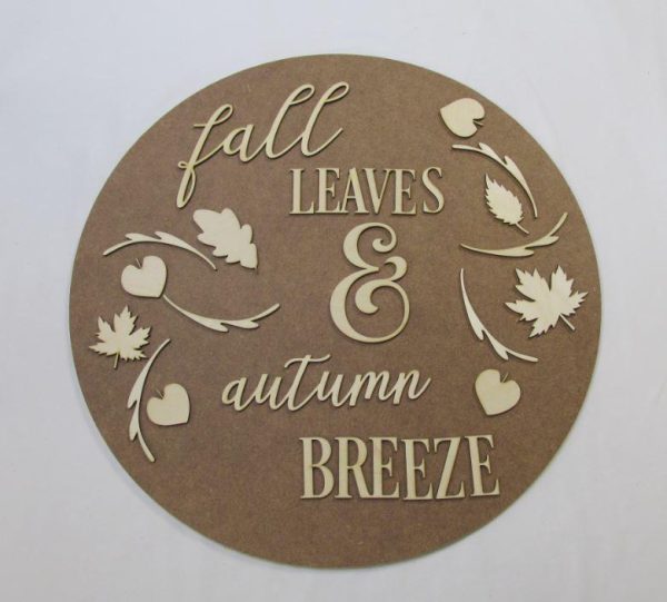 Laser Fall Leaves Autumn Breeze Overlay