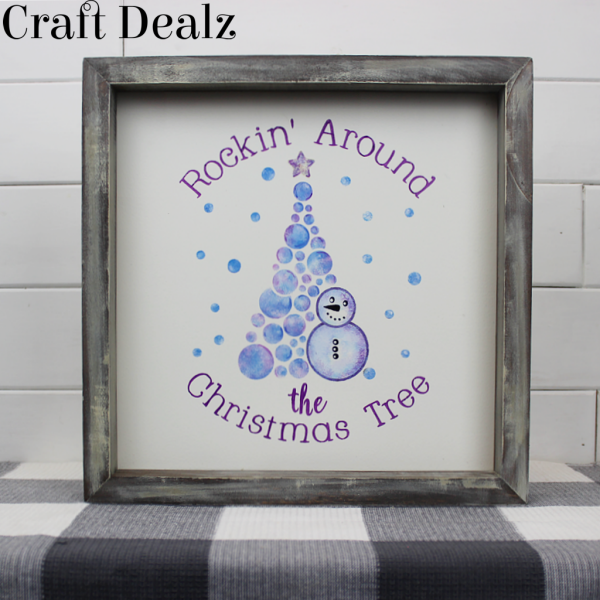 Rockin Around the Christmas Tree Stencil - Image 2