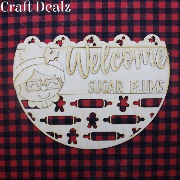 Laser Welcome Sugar Plums Overlay w Circle - Image 2