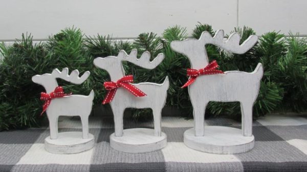 Wood Stand Alone Reindeer