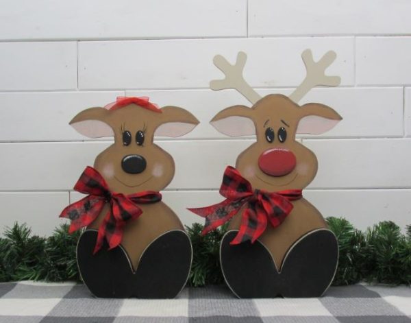 Wood Reindeer