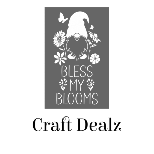 Bless My Blooms Stencil