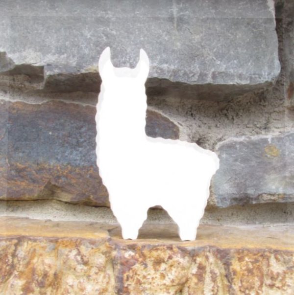 Wood Freestanding Llama