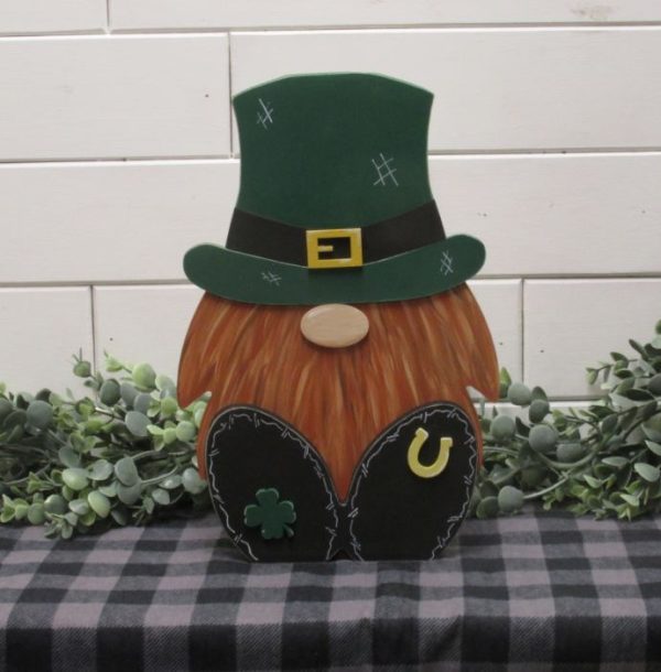 Sitting St. Patrick's Day Gnome