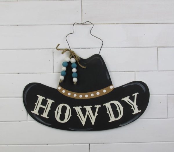 Wooden Cowboy Hat Cutout