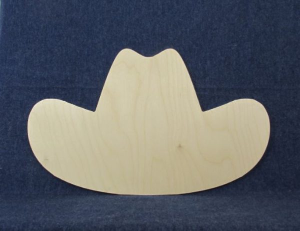 Wooden Cowboy Hat Cutout - Image 2