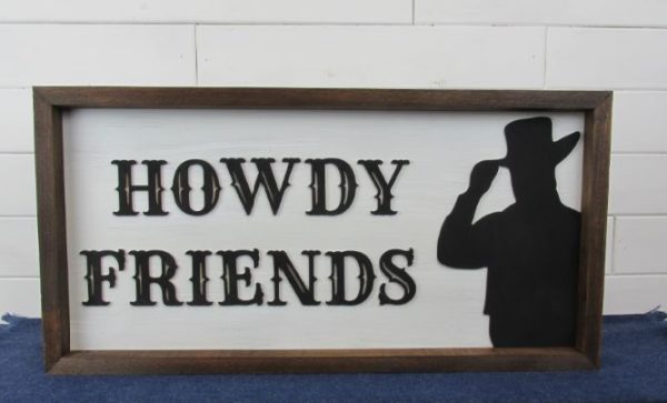 Howdy Friends Sign Kit