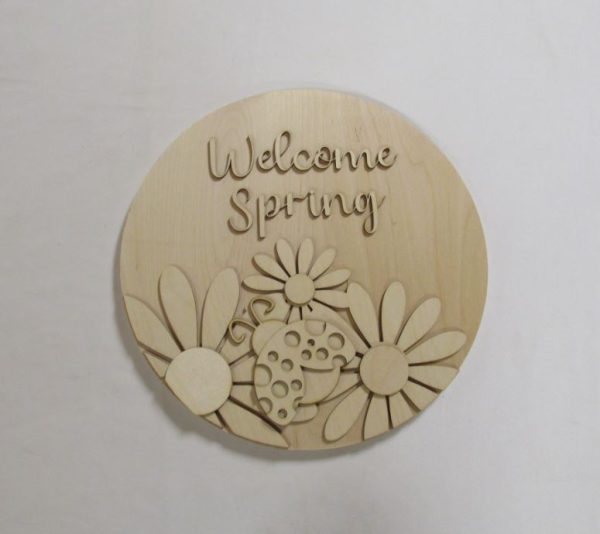 Welcome Spring Daisy Overlay