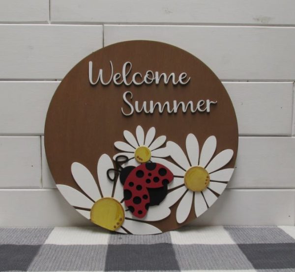 Welcome Summer Daisy Overlay