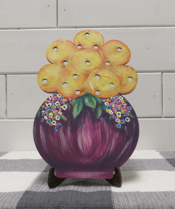 3 Piece Flower Holder Cutout - Image 3