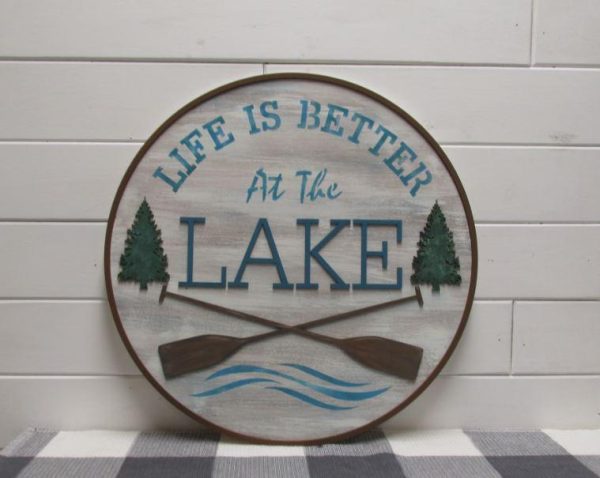 Life is Better at the Lake Sign Kit