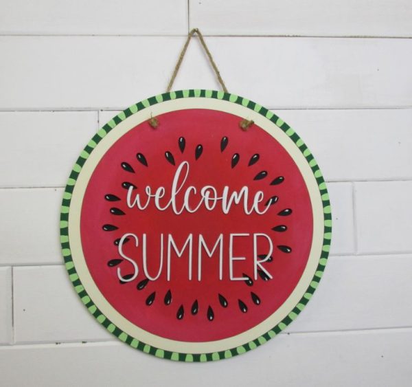 Welcome Summer Watermelon Overlay