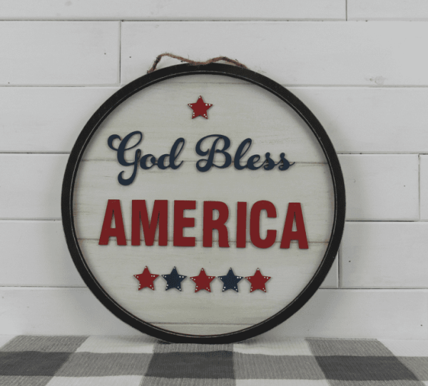 God Bless America Sign Kit Script and Block