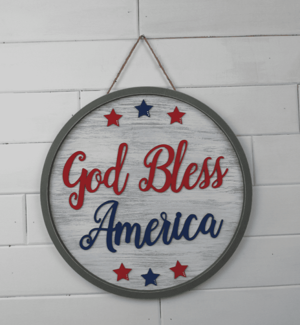 God Bless America Sign Kit Script