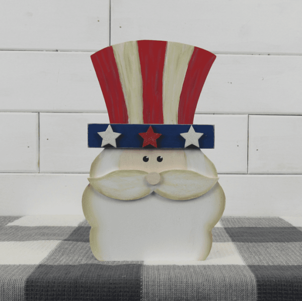 Uncle Sam Head with Hat