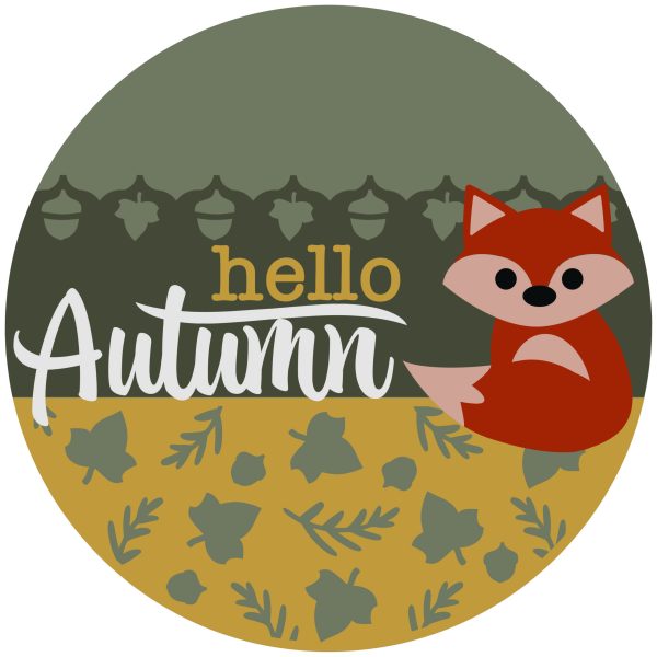 Hello Autumn Fox Overlay