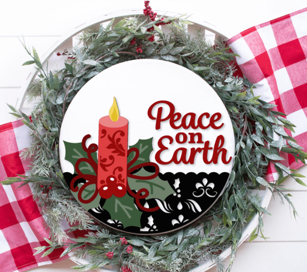 Peace on Earth Overlay w Circle