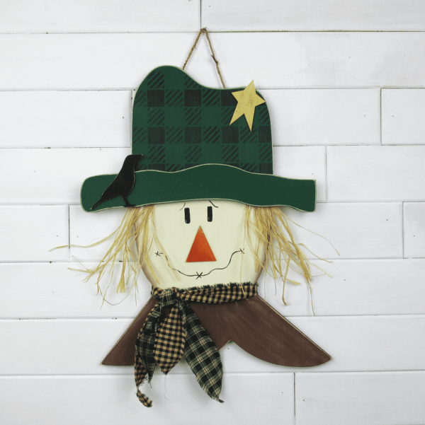 Scarecrow with Collar Door Hanger