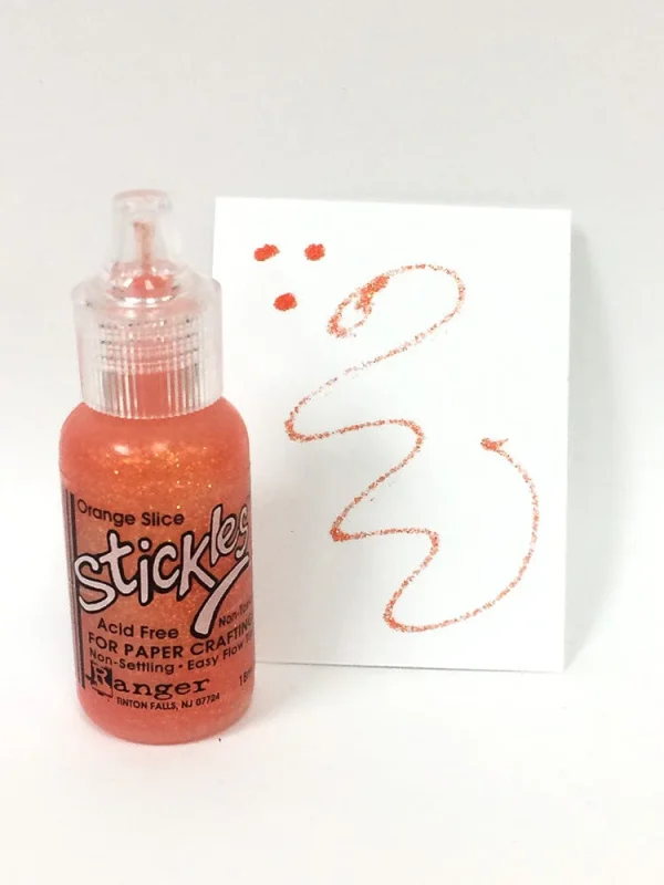 Stickles Glitter Glue - Orange Slice - Image 2