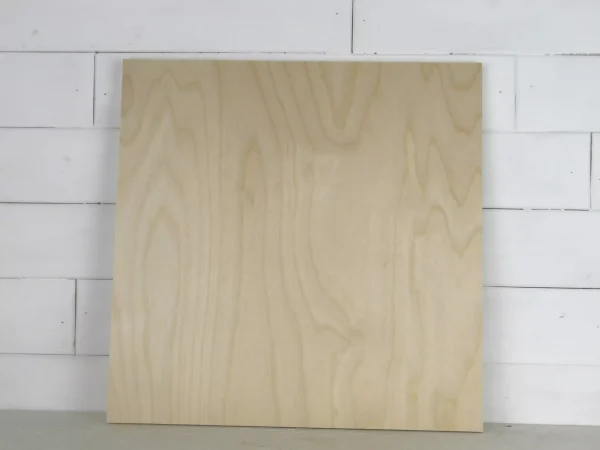 Natural Birch Wooden Square Cutouts