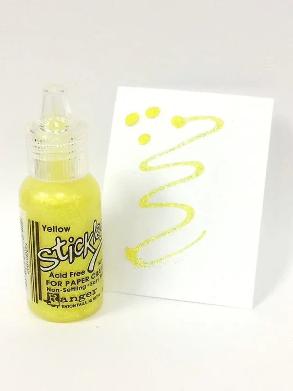 Stickles Glitter Glue - Yellow - Image 2