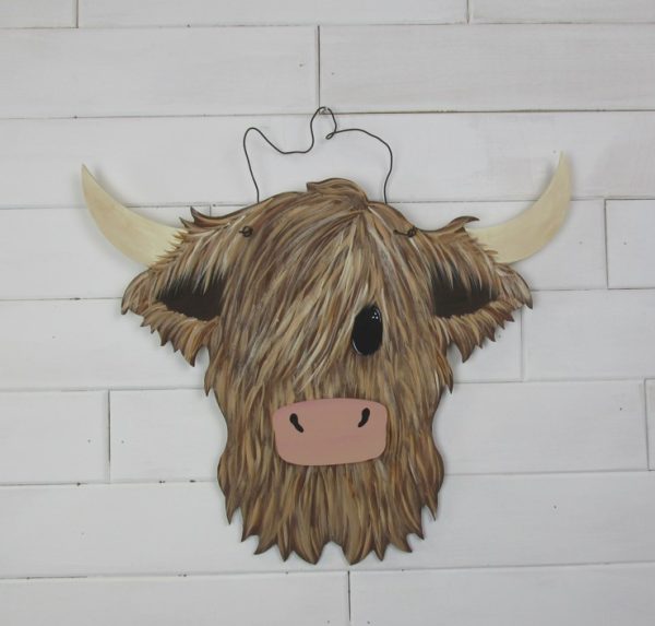 Highland Cow Door Hanger