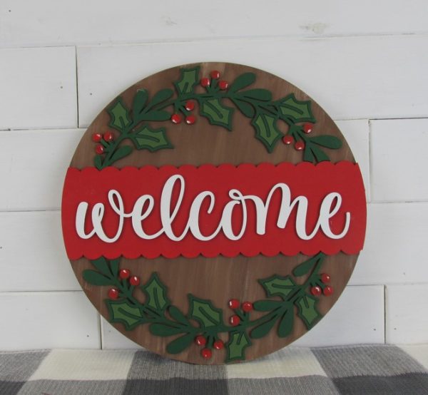 Holly Berry Welcome Overlay