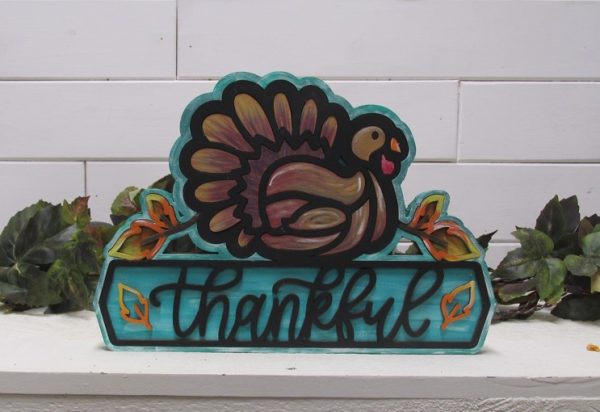 Thankful with Turkey Sign Kit