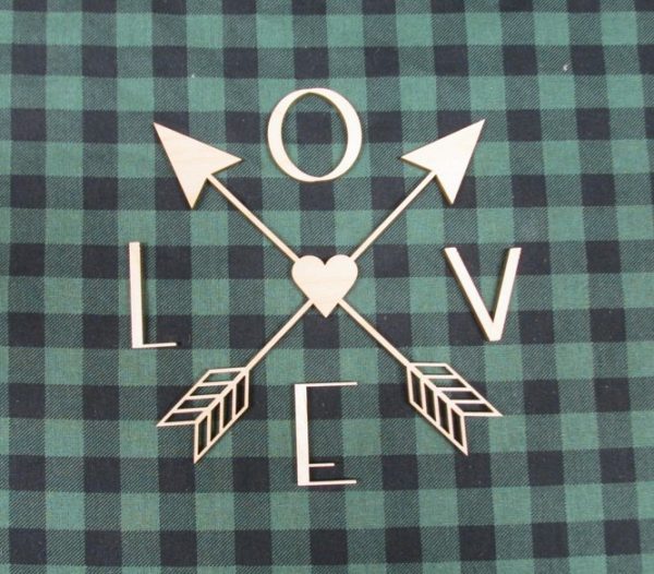 Love with Arrows Cutout