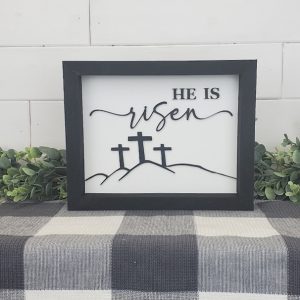 He Is Risen sign kit