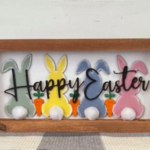 Happy Easter sign kit