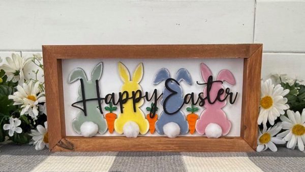 Happy Easter sign kit